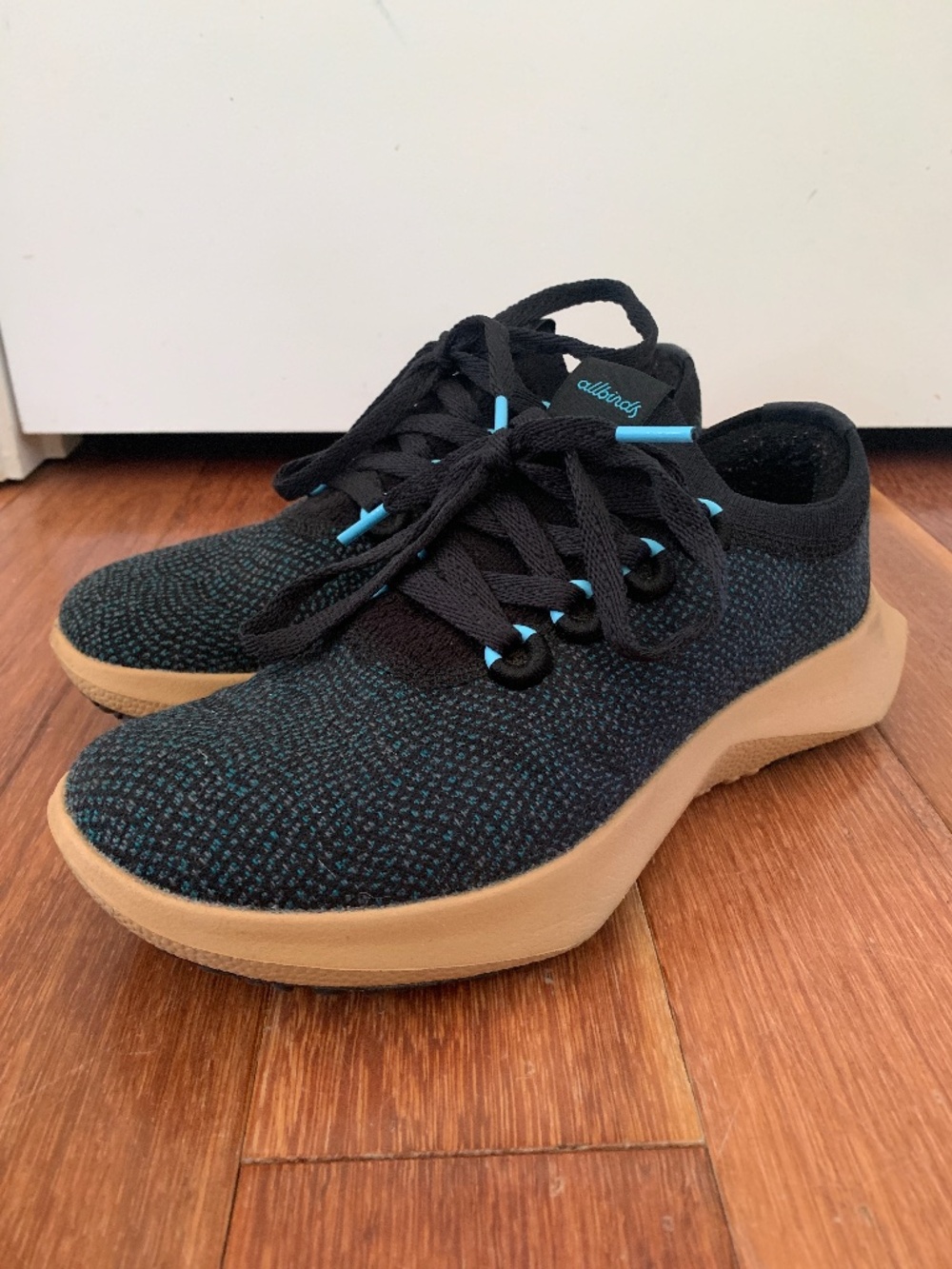 Allbirds Womens Wool Dasher Mizzle Black Tan 7.5